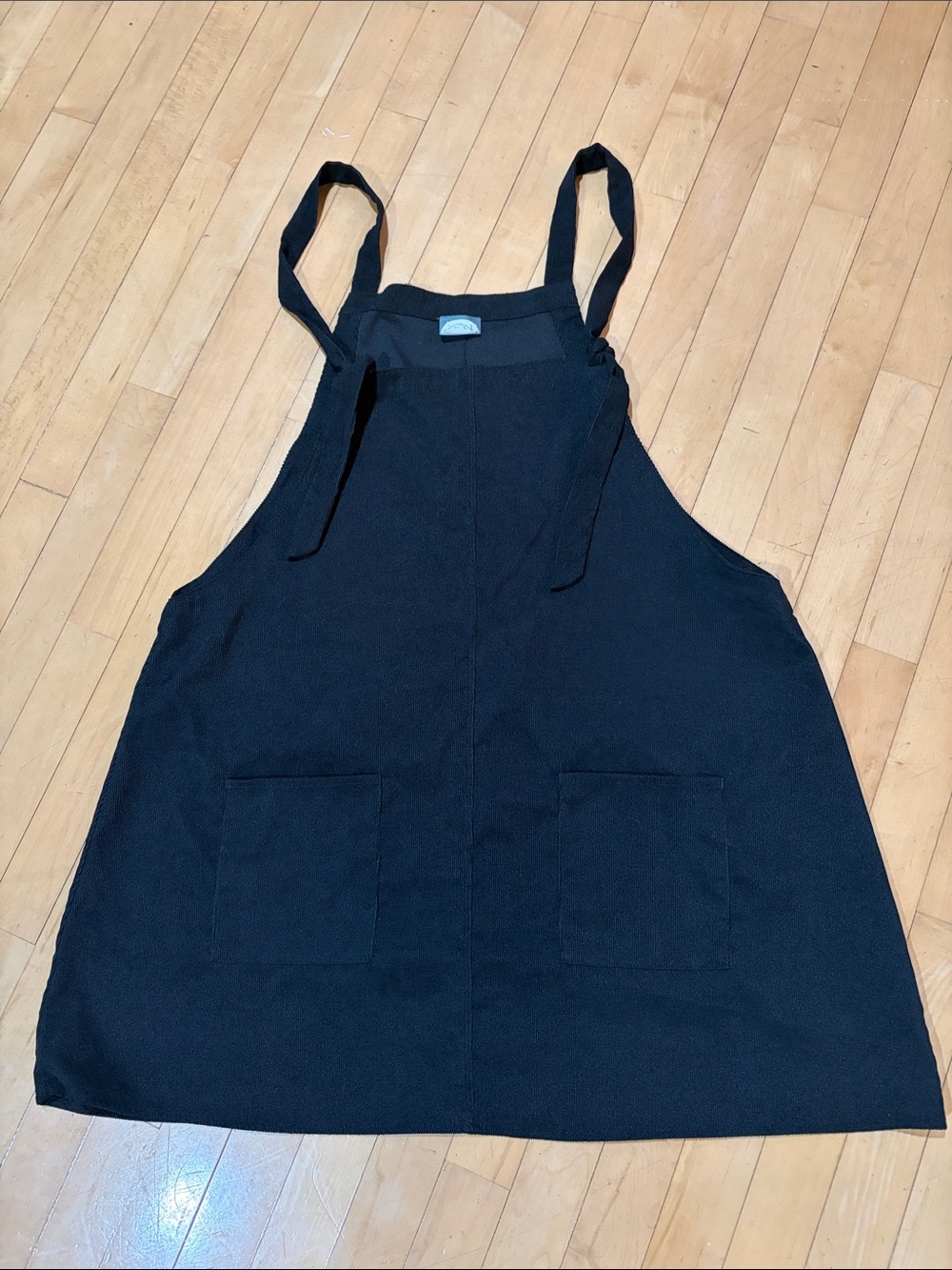 ARULA Black Corduroy Dress
